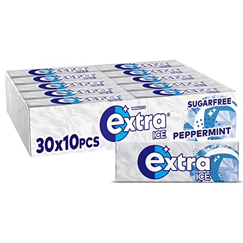 Extra Ice Peppermint Sugarfree Chewing Gum 10 Pieces