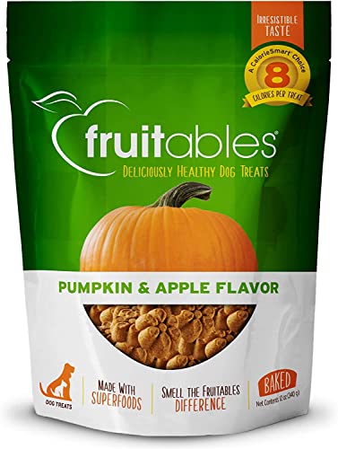 Fruitables Healthy Dog Treats - Pumpkin & Apple Flavor -  - 7 Oz