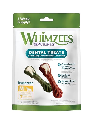 Whimzees - Dental Chew Medium 7 Ct - -7.4 Oz