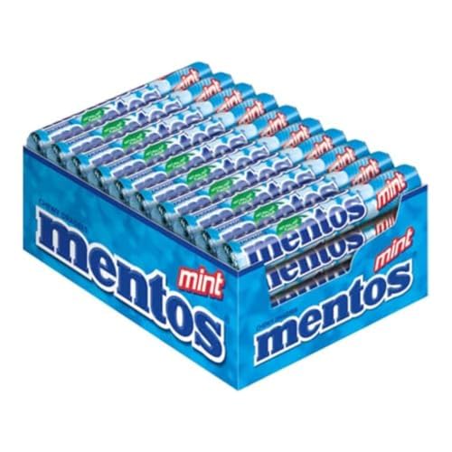 Mentos Mint Chewy Dragees 38G
