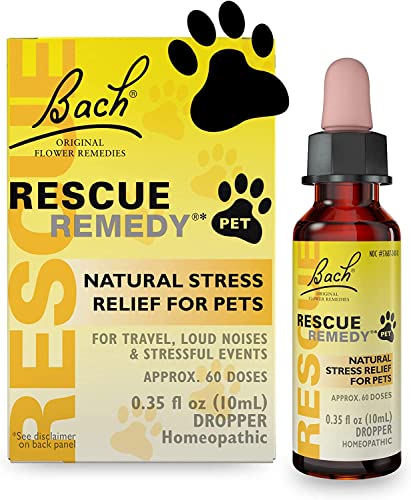 Bach Flower Remedies Rescue Remedy Stress Relief For Pets - 10 Ml