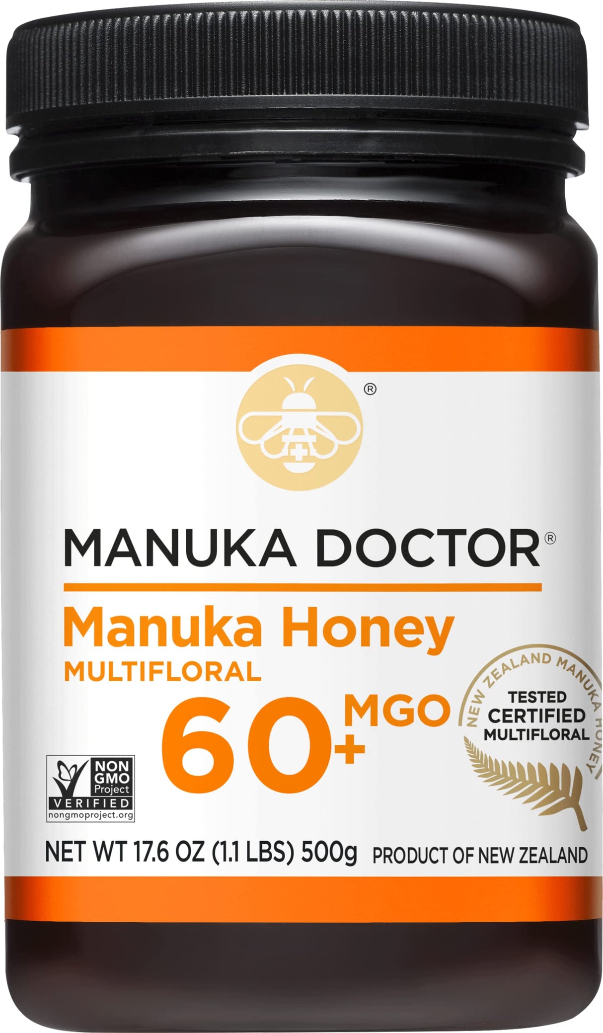 Manuka Doctor - Manuka Honey Mf Mgo60+ 500G - -17.6 Oz