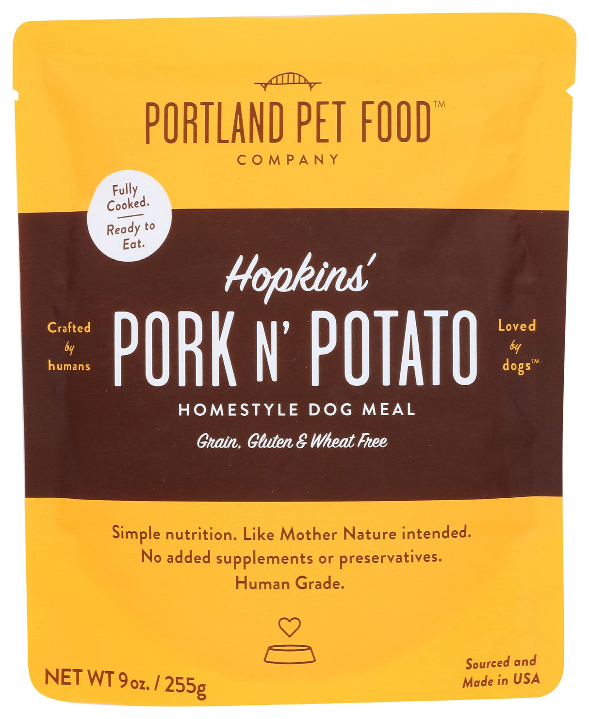 Portland Pet Food Company - Dog Meal Hmstyl Pork Pot - -9 Oz