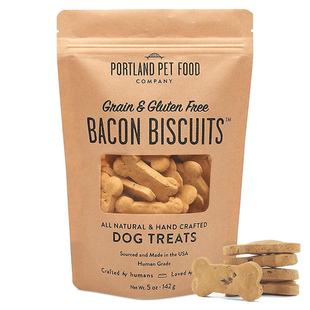 Portland Pet Food Company - Dog Treats Bacon Biscuits - -5 Oz