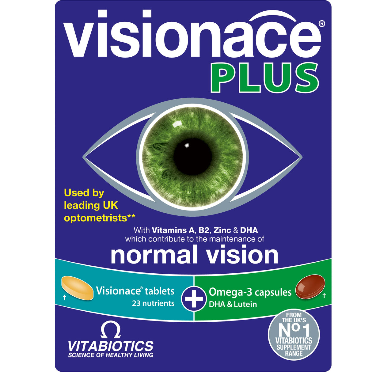 Vitabiotics Visionace Plus Dual Pack 2 X 28 Tablets